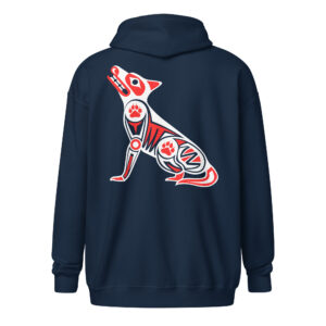 Wolf Zip-up Hoodie