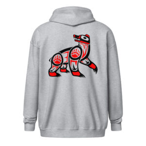 Bear Zip-up Hoodie